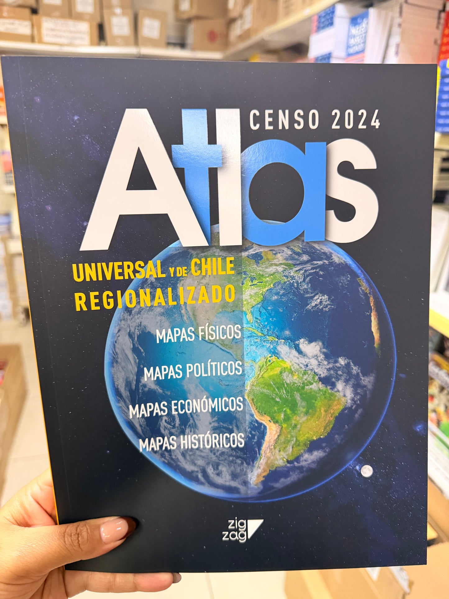 ATLAS UNIVERSAL Y DE CHILE (ACTUALIZADO CENSO 2024)