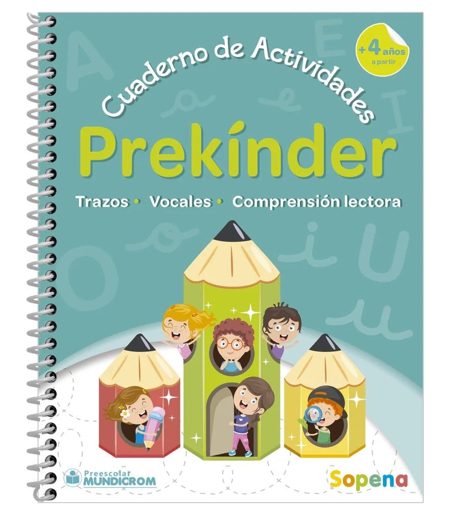 CUADERNO DE ACTIVIDADES PREKINDER + 4 Años