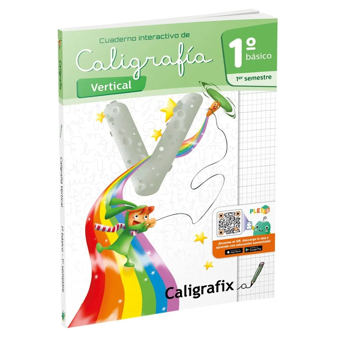 Caligrafix Cuaderno Caligrafia 1° Basico 1er Semestre Vertical Edicion Actualizada