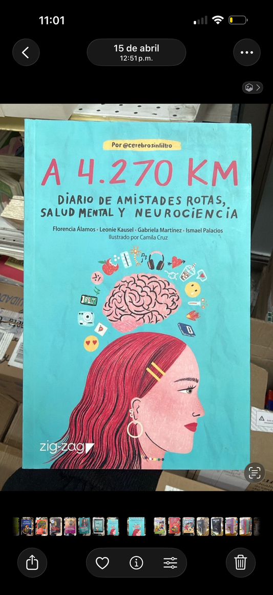 A 4.270 KM
DIARIO DE AMISTADES ROTAS,.
SALUD MENTAL Y NEUROCIENCIA