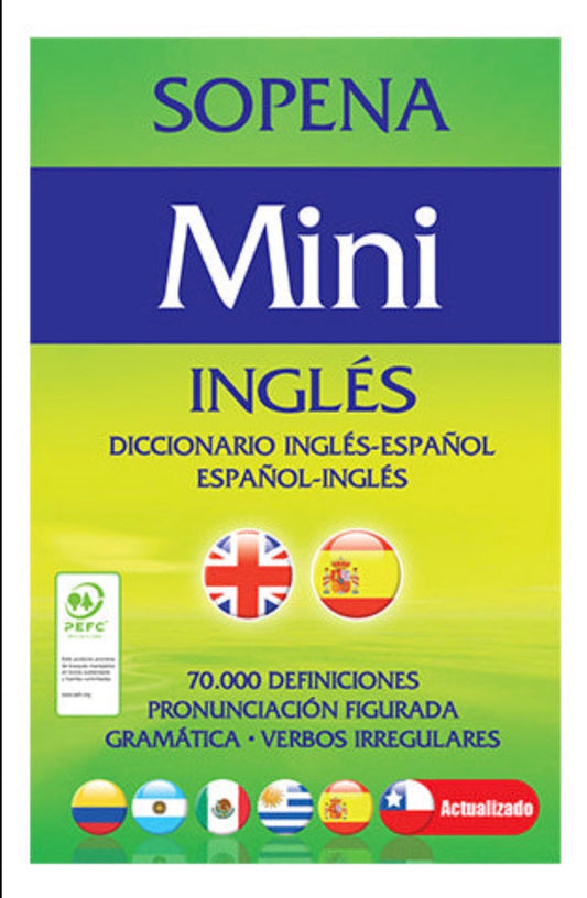 MINI SOPENA DICCIONARIO INGLES - ESPÑOL