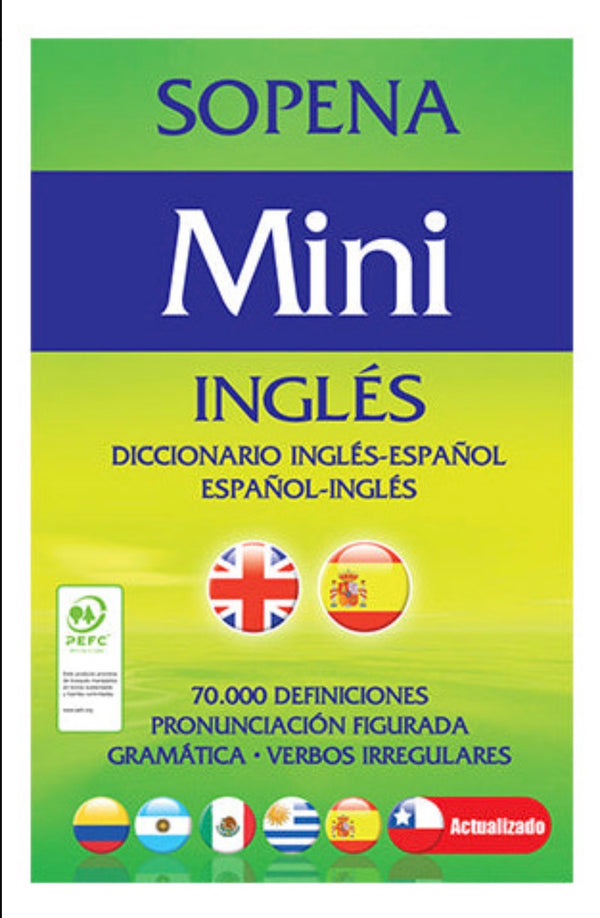 MINI SOPENA DICCIONARIO INGLES - ESPÑOL