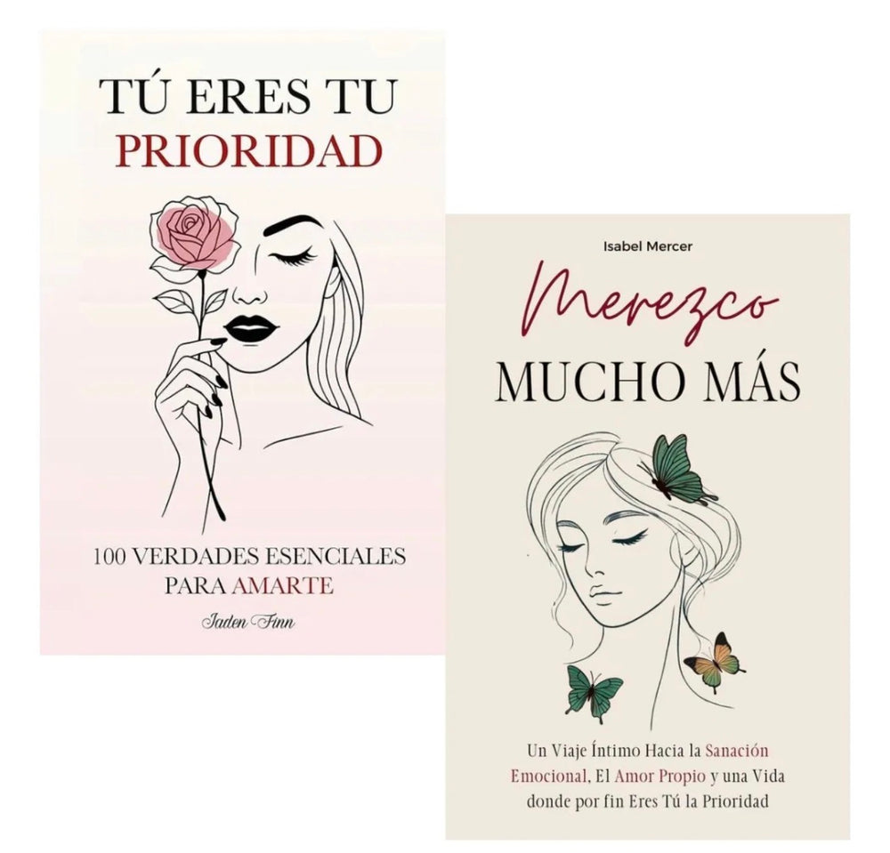 pack de libros tu eres tu prioridad + merezco mucho mas