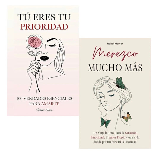 pack de libros tu eres tu prioridad + merezco mucho mas
